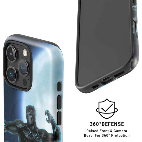 Marvel Black Panther Jumping Through Air iPhone 16 Pro Magsafe Impact Case
